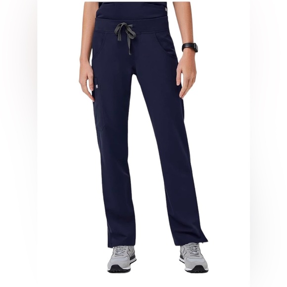 Figs Pants - Figs Women’s Kade Cargo Scrub Pants Size Large Navy Blue T21004